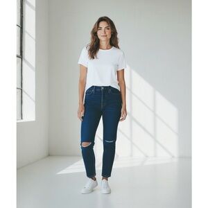 Gemma Rae- NWT- High Rise Mom Jeans. Dark Blue Jeans for Women